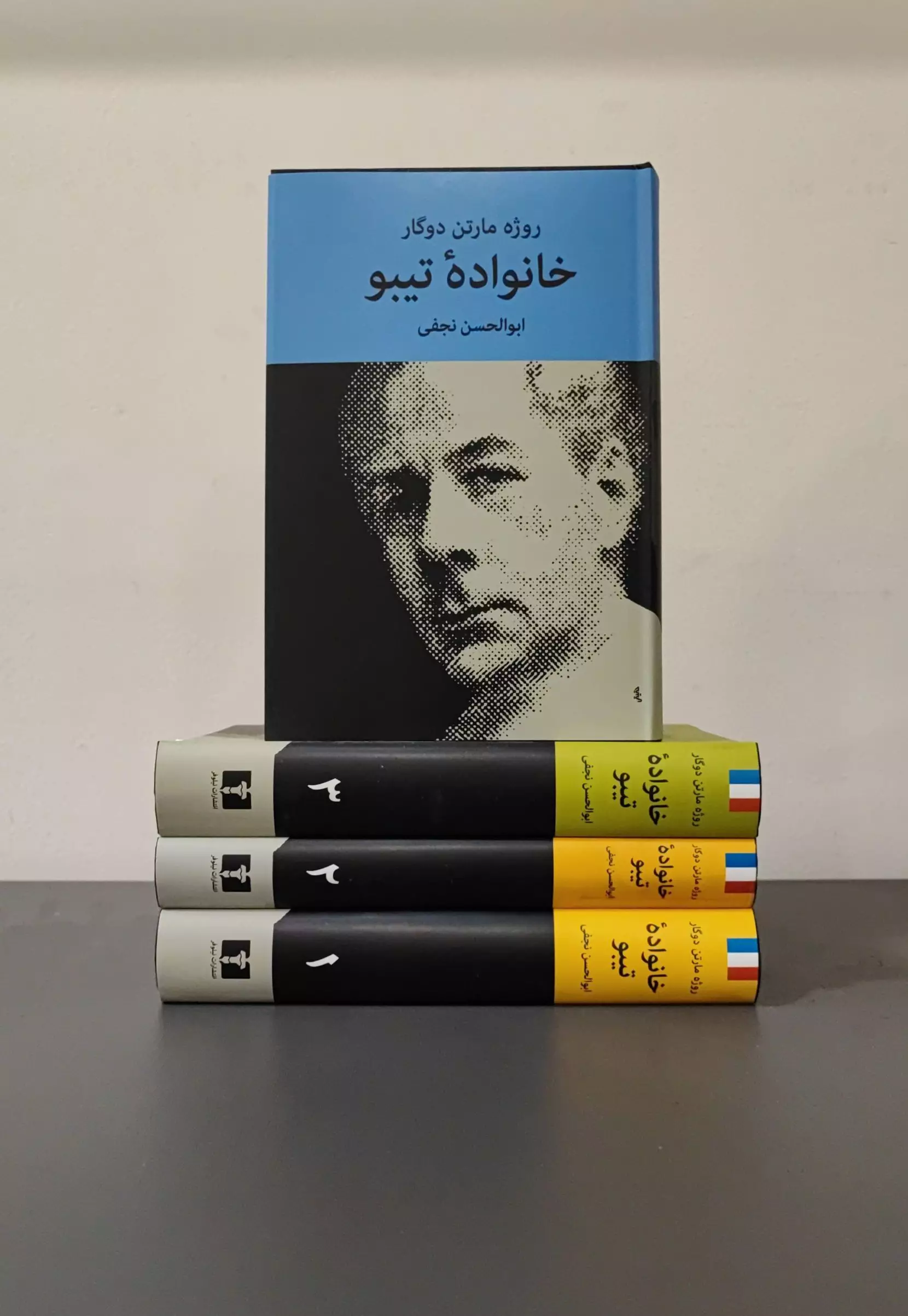 خانواده تیبو روژه مارتن دوگار ابوالحسن نجفی (جلد سخت) (چهار جلدی)