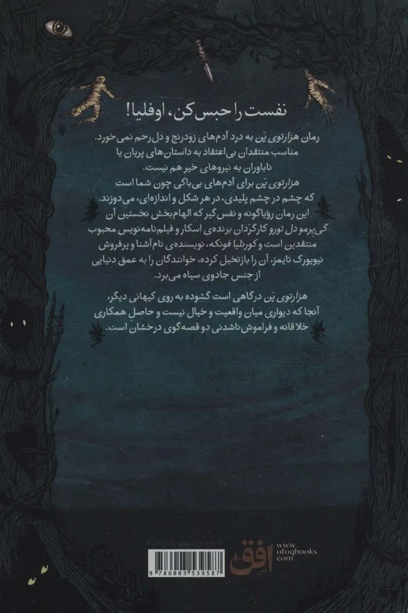 هزار توی پن کورنلیا فونکه گی یرمو دل تورو پیمان اسماعیلیان افق (جلد سخت،لبه طرحدار)