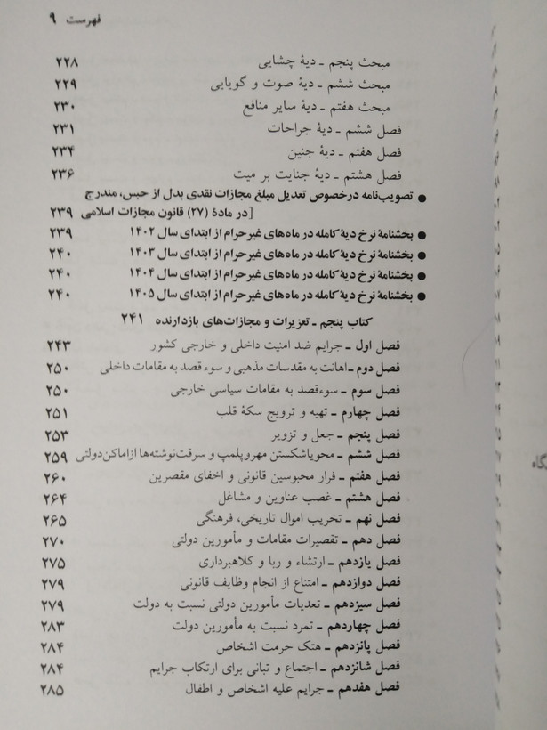 قانون مجازات اسلامی 1405 جهانگیر منصور حسین زارعی دیدآور